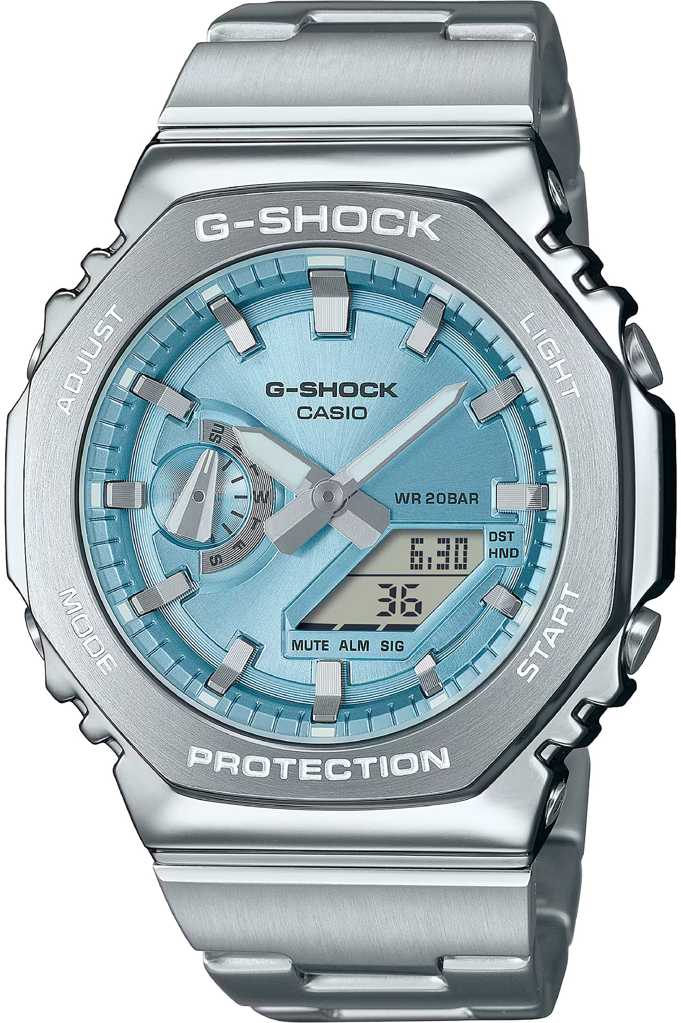 Casio GM-2110D-2AER Uomo Grigio 148366