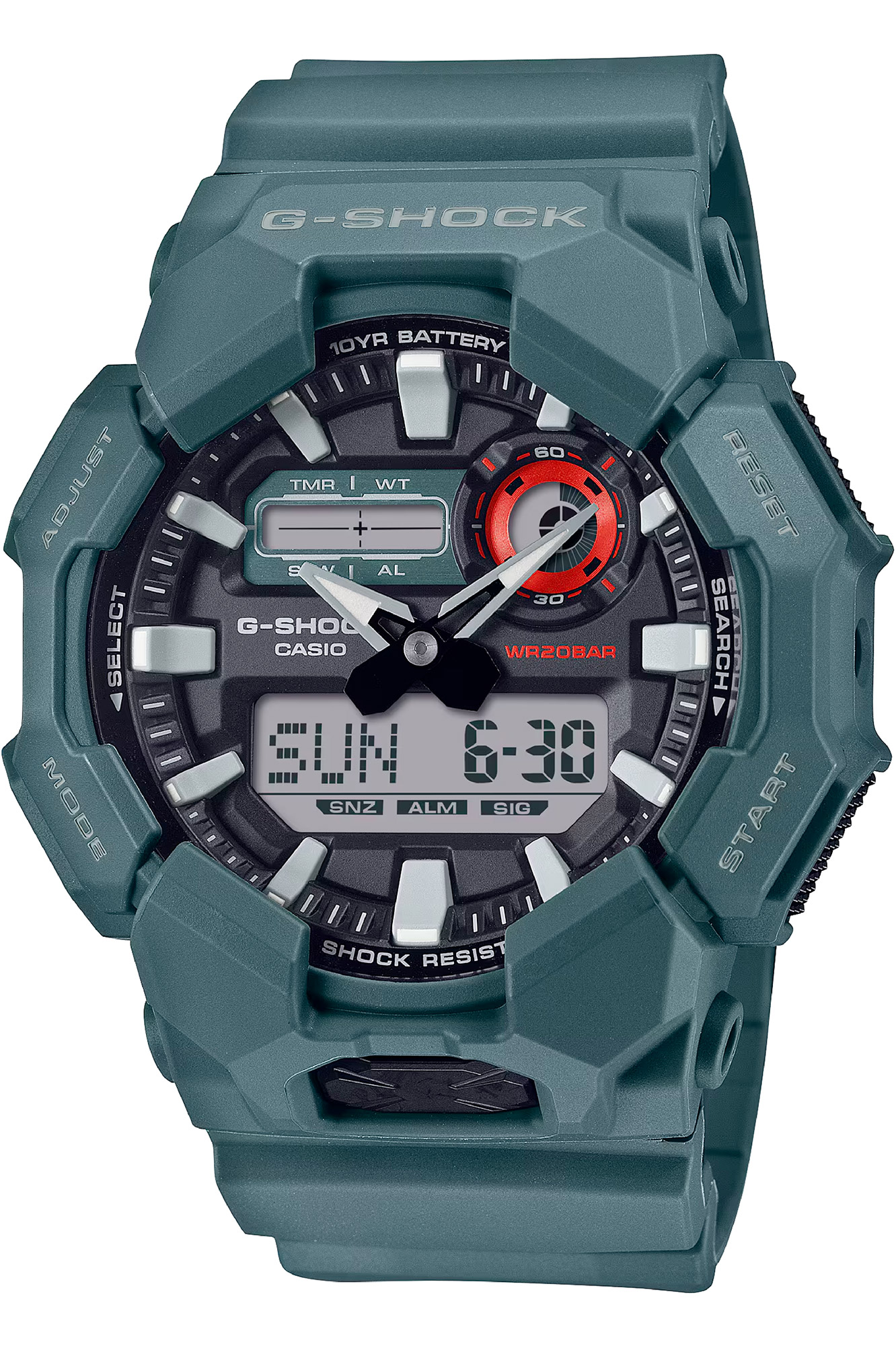 Casio GA-010-2AER Uomo Verde 149467