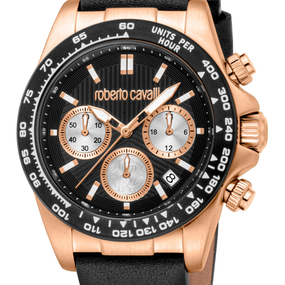Roberto Cavalli RC5G135L0045 Uomo Nero 152126