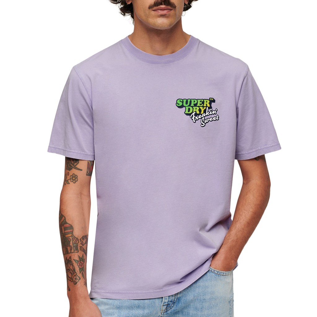 Superdry M1011907A- Uomo Viola 152788