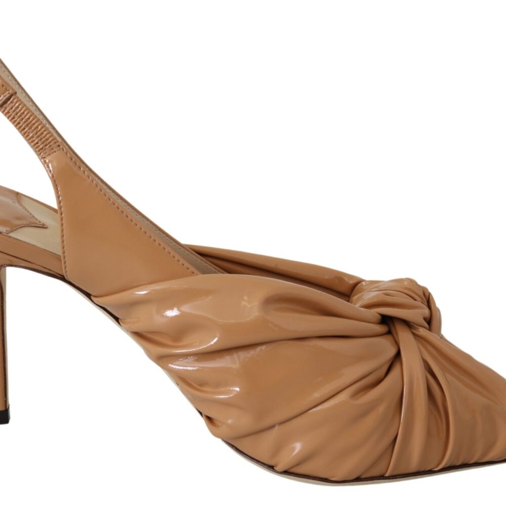 Elegant Pointed Toe Leather Pumps