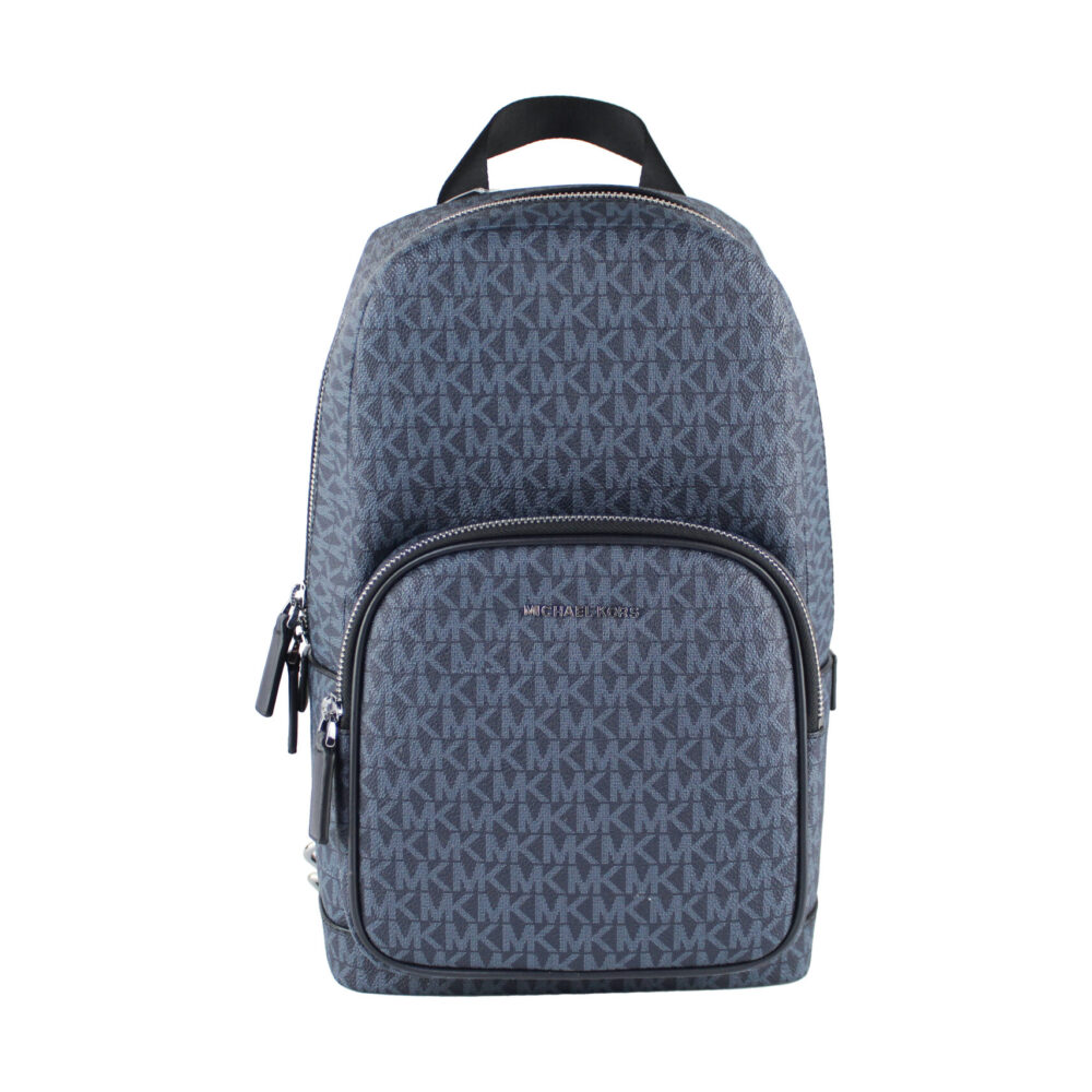 Cooper Medium Navy Signature PVC Sling Backpack
