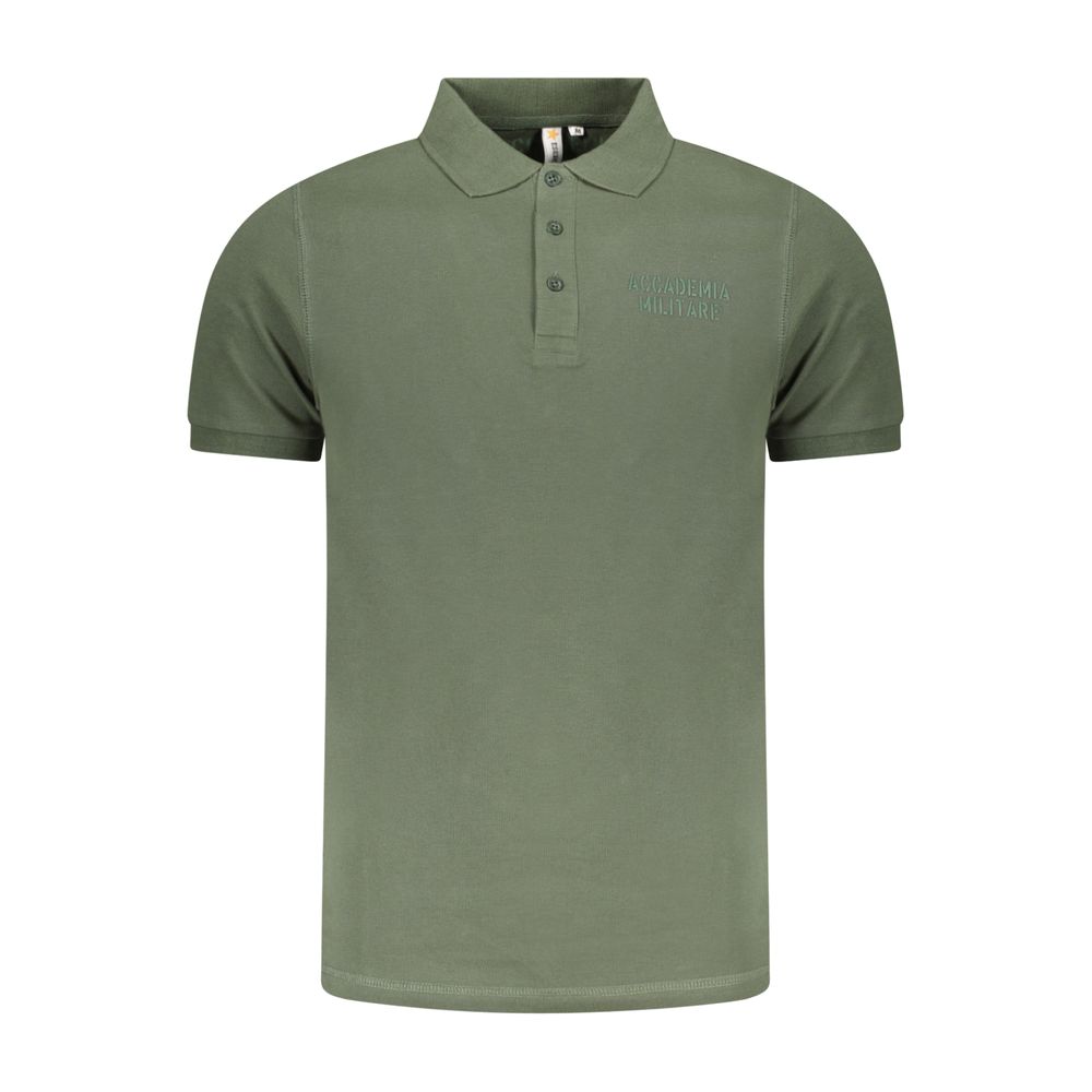 Green Cotton Polo Shirt
