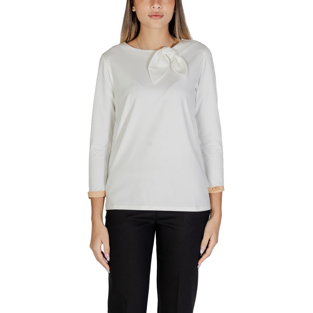 White Cotton Long Sleeve