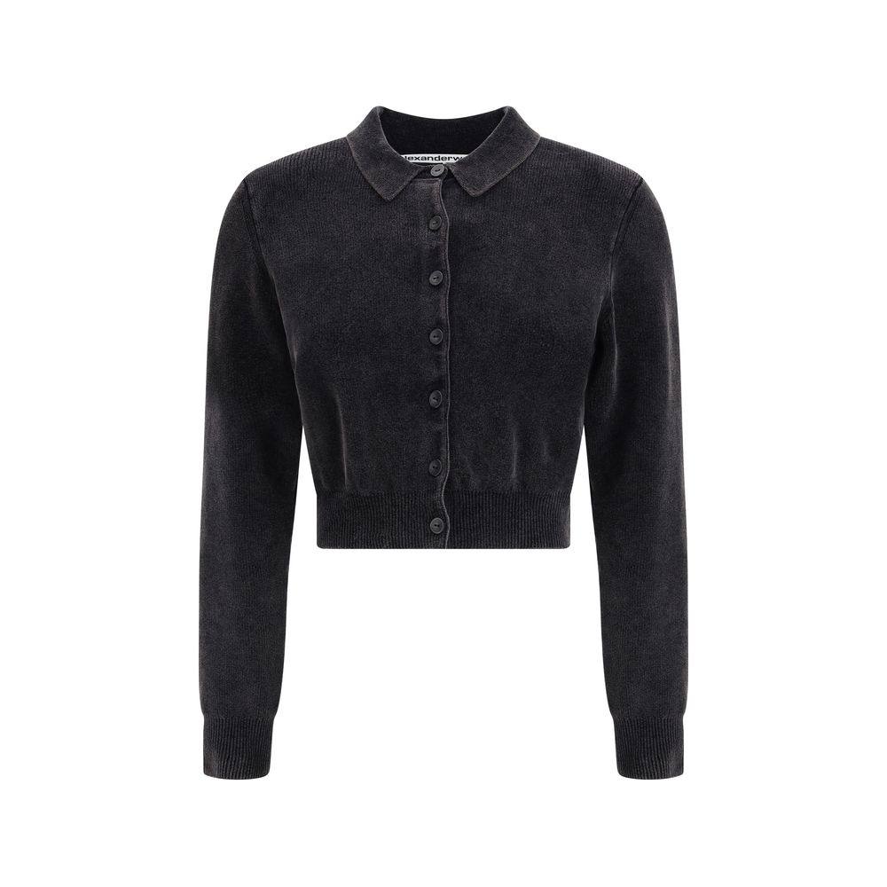 Polo Cardigan crop