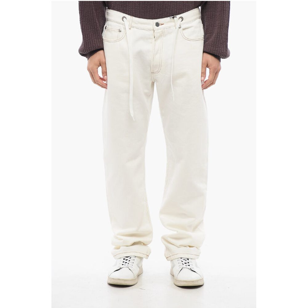 NATACHA RAMSAY-LEVI Twill SURREAU Jeans with Drawstring Wais