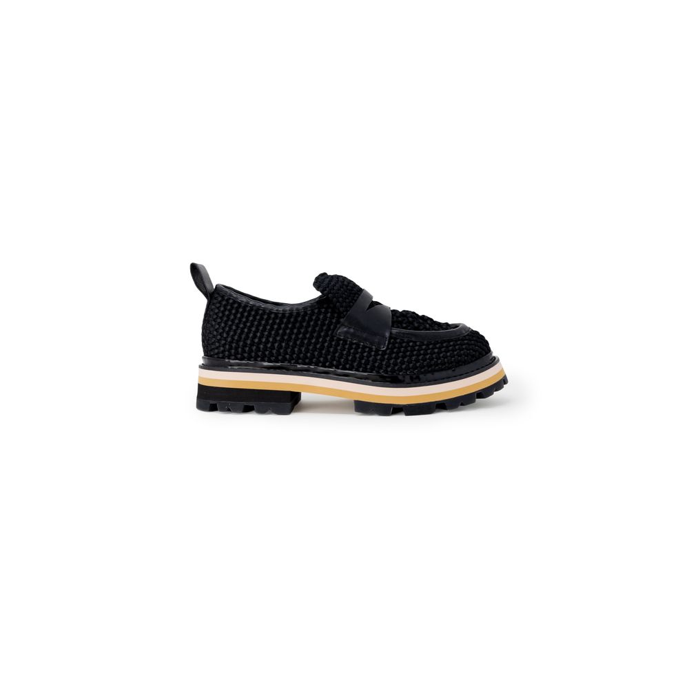 Black Leather Platform