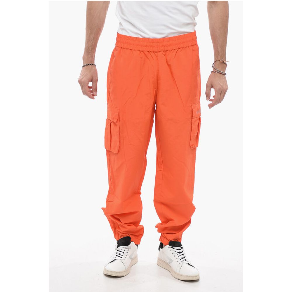 Solid Color Nylon Pants