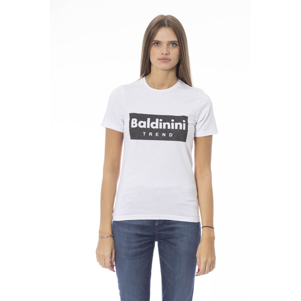 White Cotton Women Top
