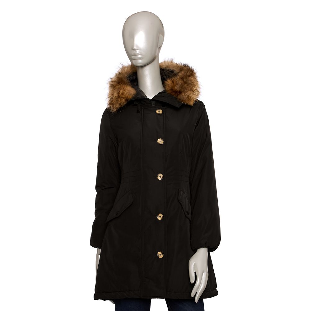 Black Polyester Women's Jacket