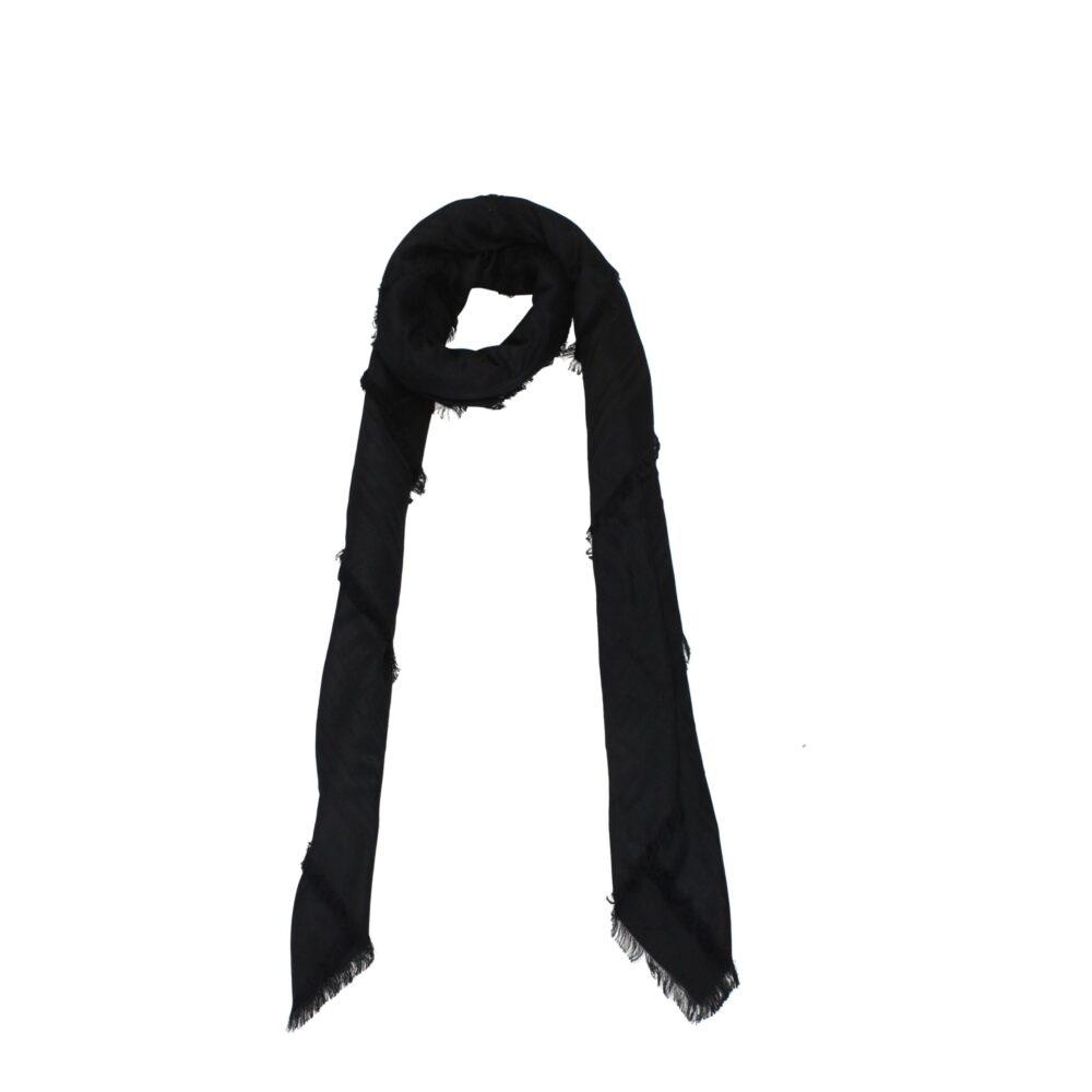 Black Viscose Foulards