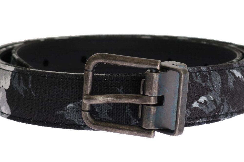 Elegant Floral Patterned Men's Luxury Belt