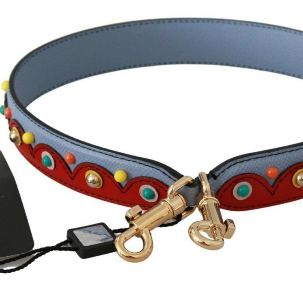 Elegant Multicolor Leather Shoulder Strap