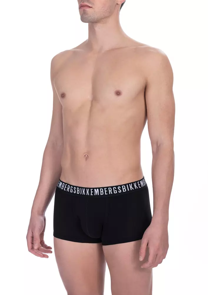 Black Cotton Men Underwear Pack