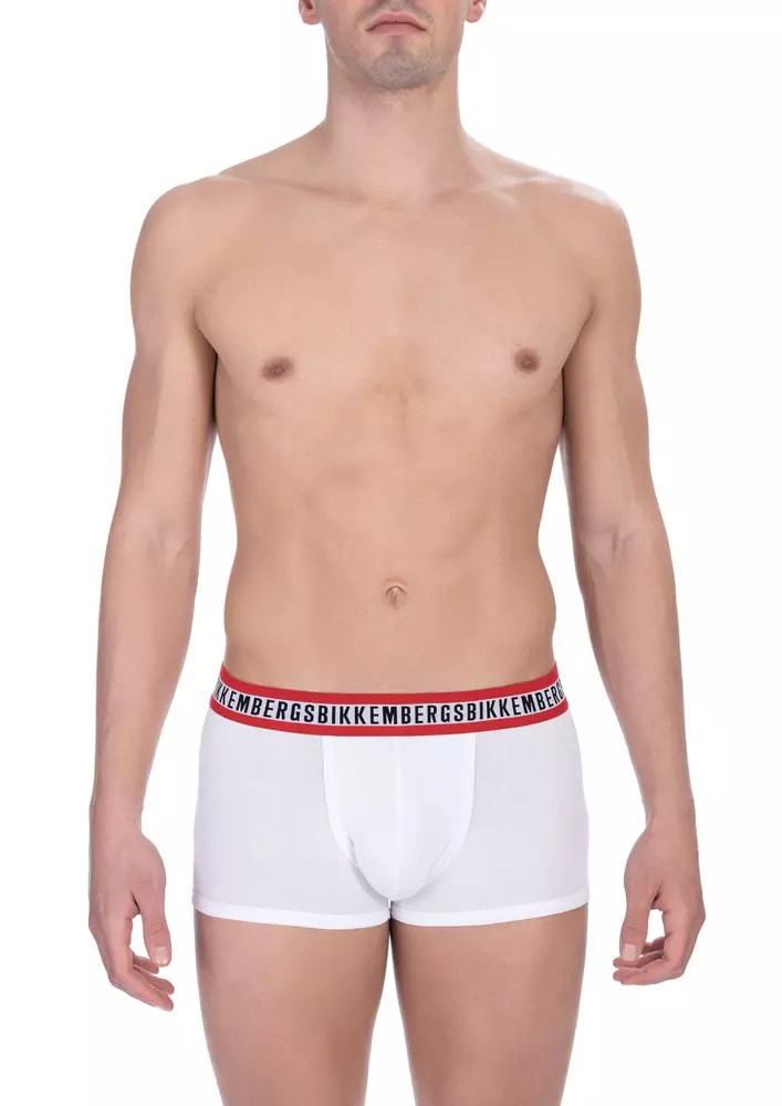 White Cotton Men's Trunk Underwear Pack