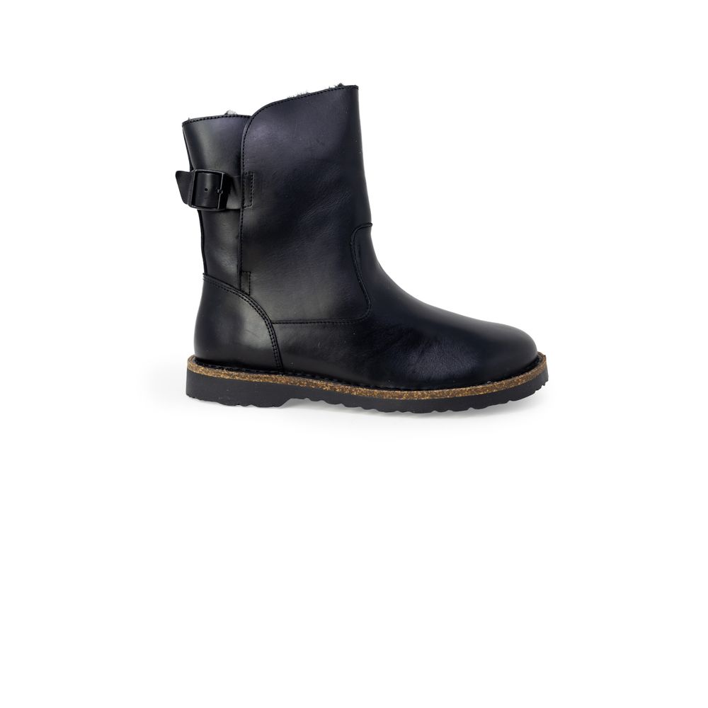 Black Leather Ankle