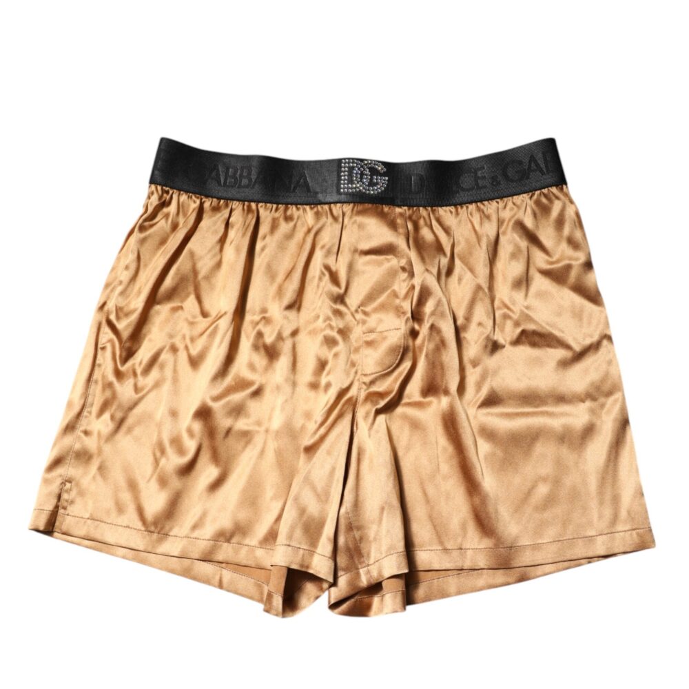 Beige Men Regular Boxer Eye Mask Set Underwear