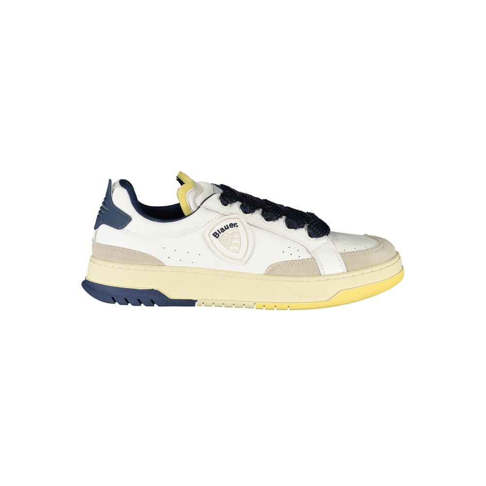White Leather Men Sneaker