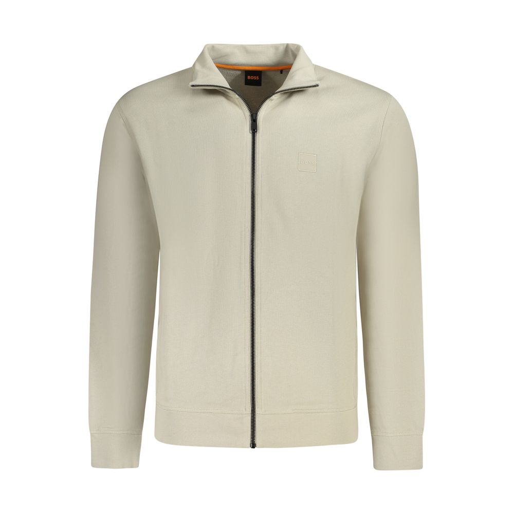 Beige Cotton Sweater
