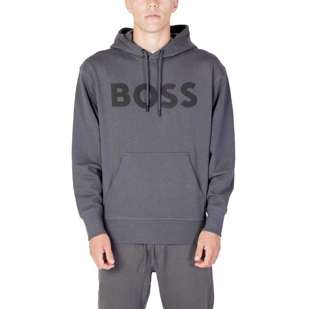 Gray Cotton Hoody