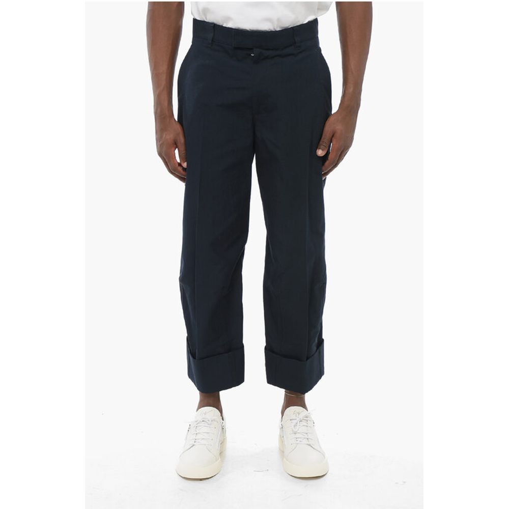Cotton Chinos Pants with Cuffs