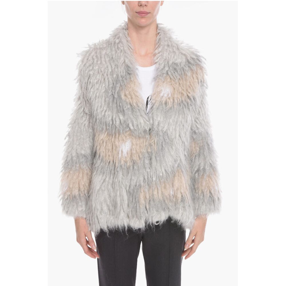 Mohair-blend Oversized Cardigan