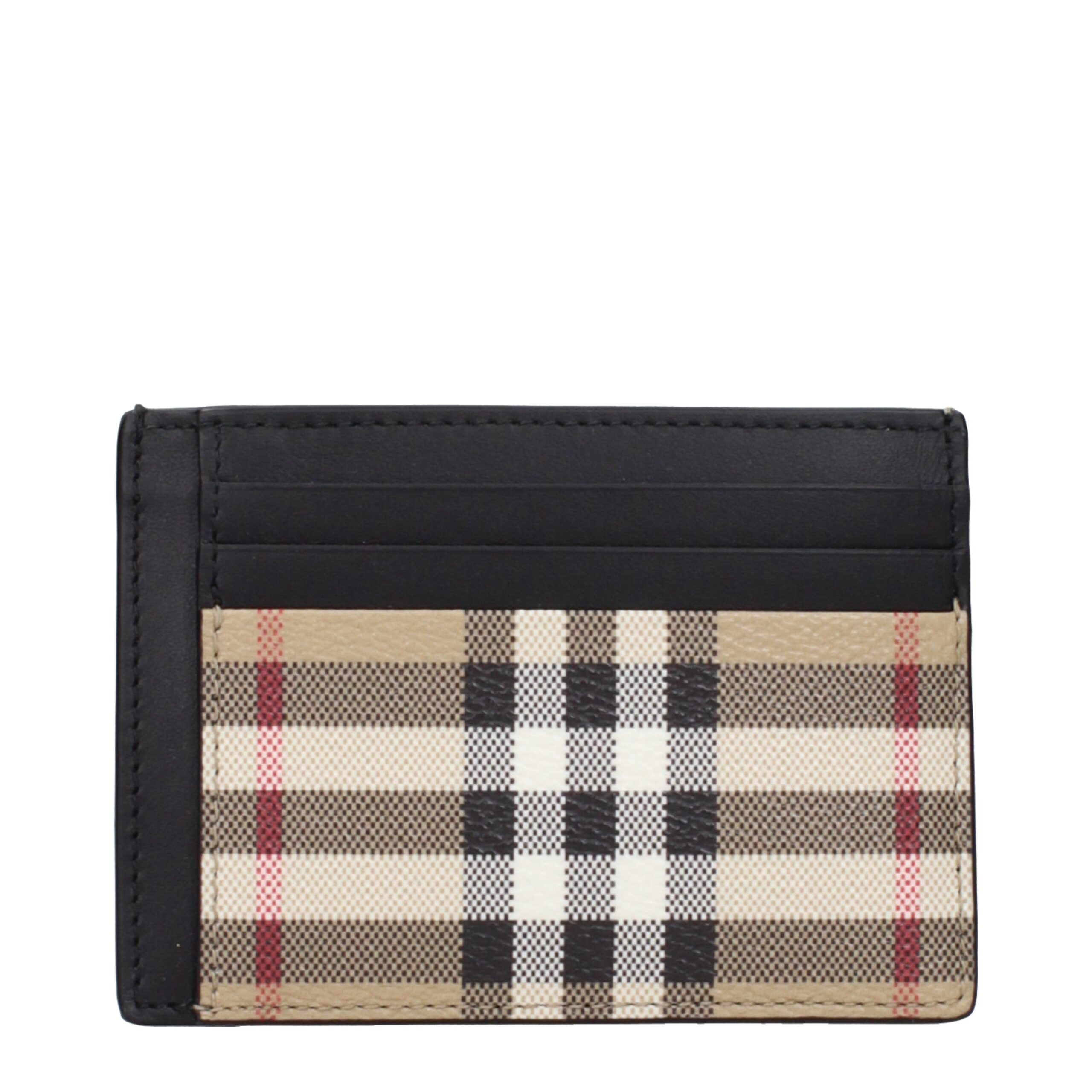 Beige Fabric Cardholder