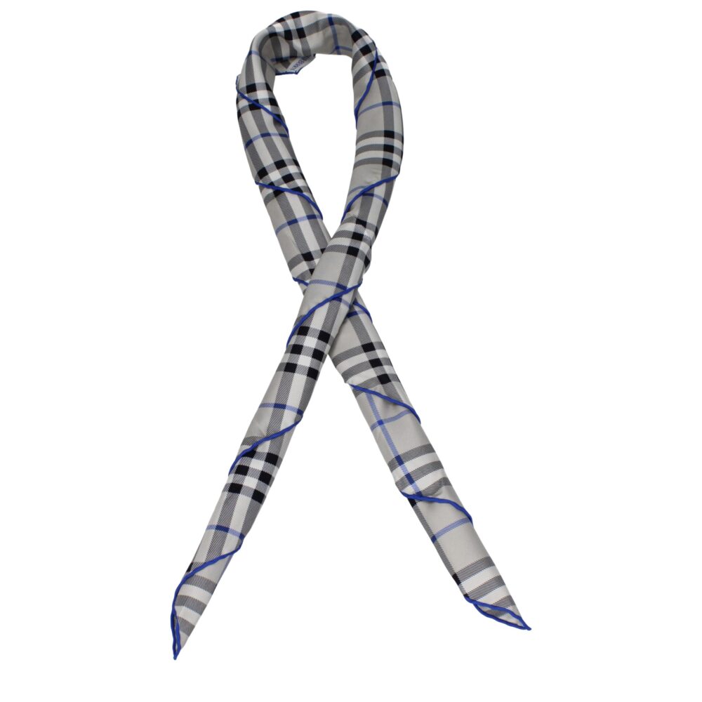 Gray Silk Foulard