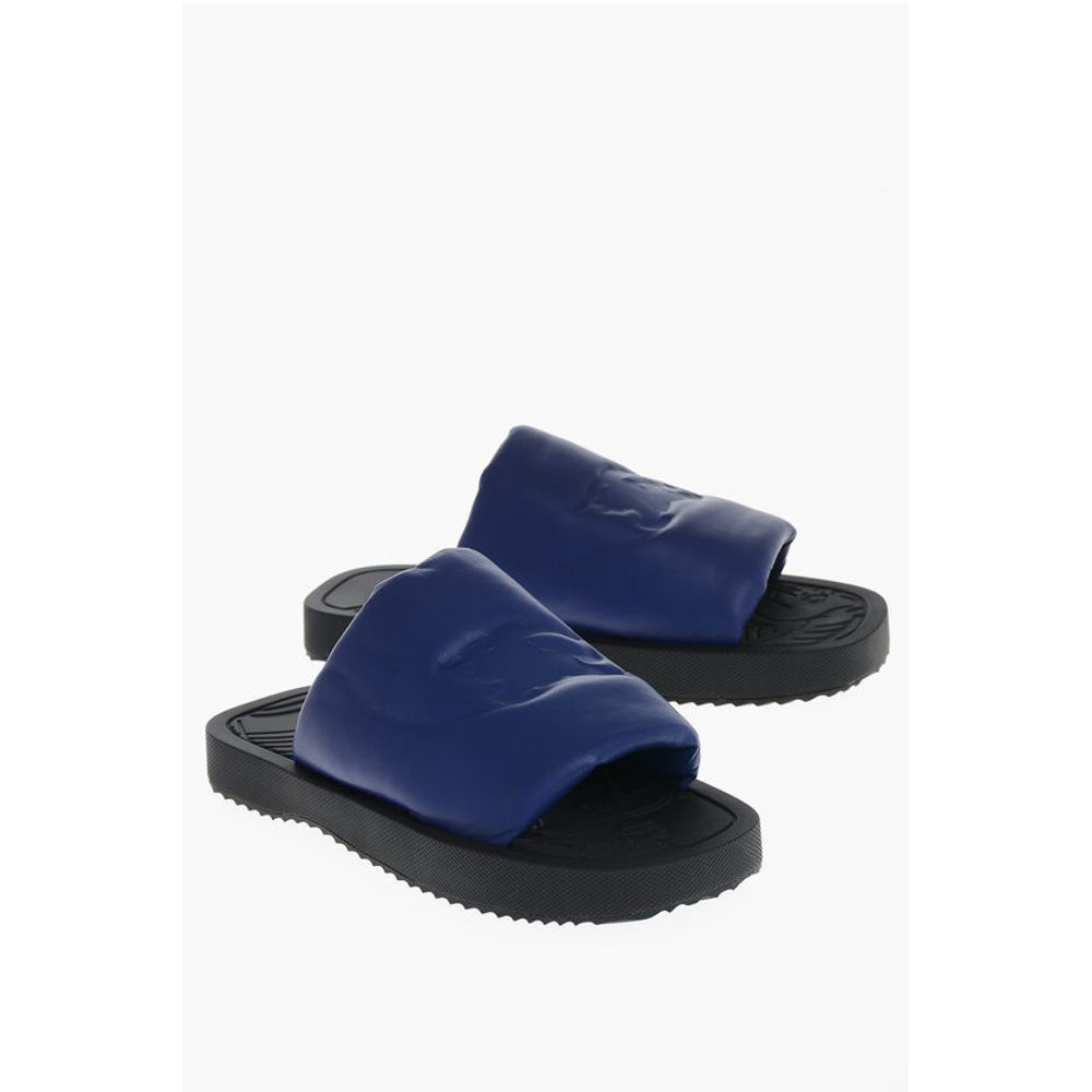 Leather Slip-on Slides with EDK