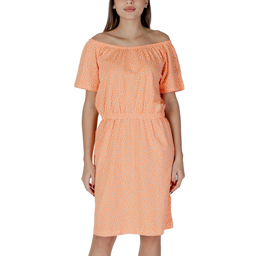 Orange Cotton Short