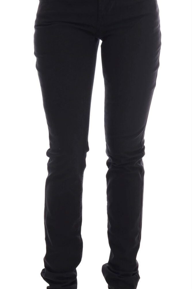 Chic Black Regular Fit Denim Jeans