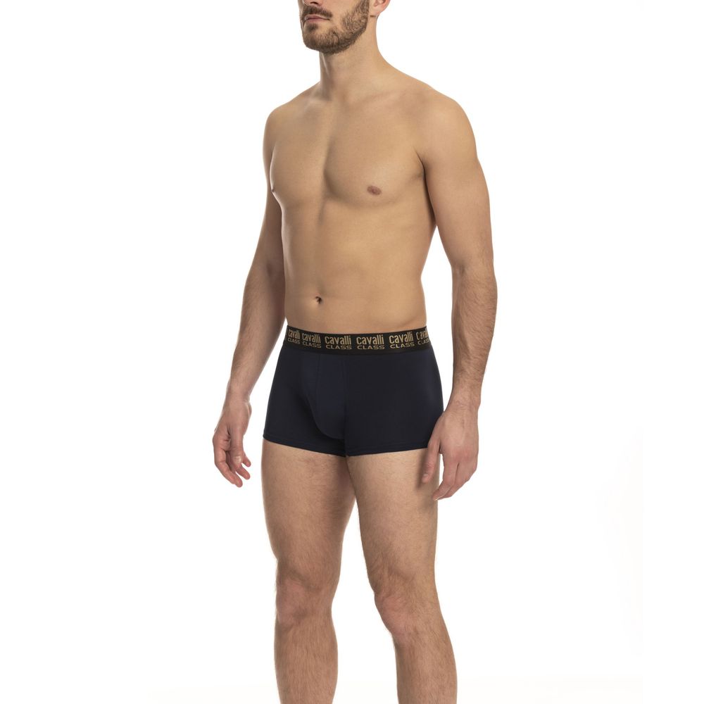 Blue Cotton Mens Trunk Underwear
