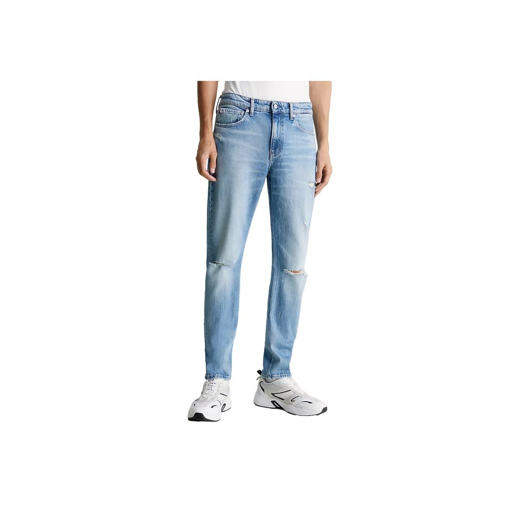 Blue Organic Cotton Slim Fit Jean
