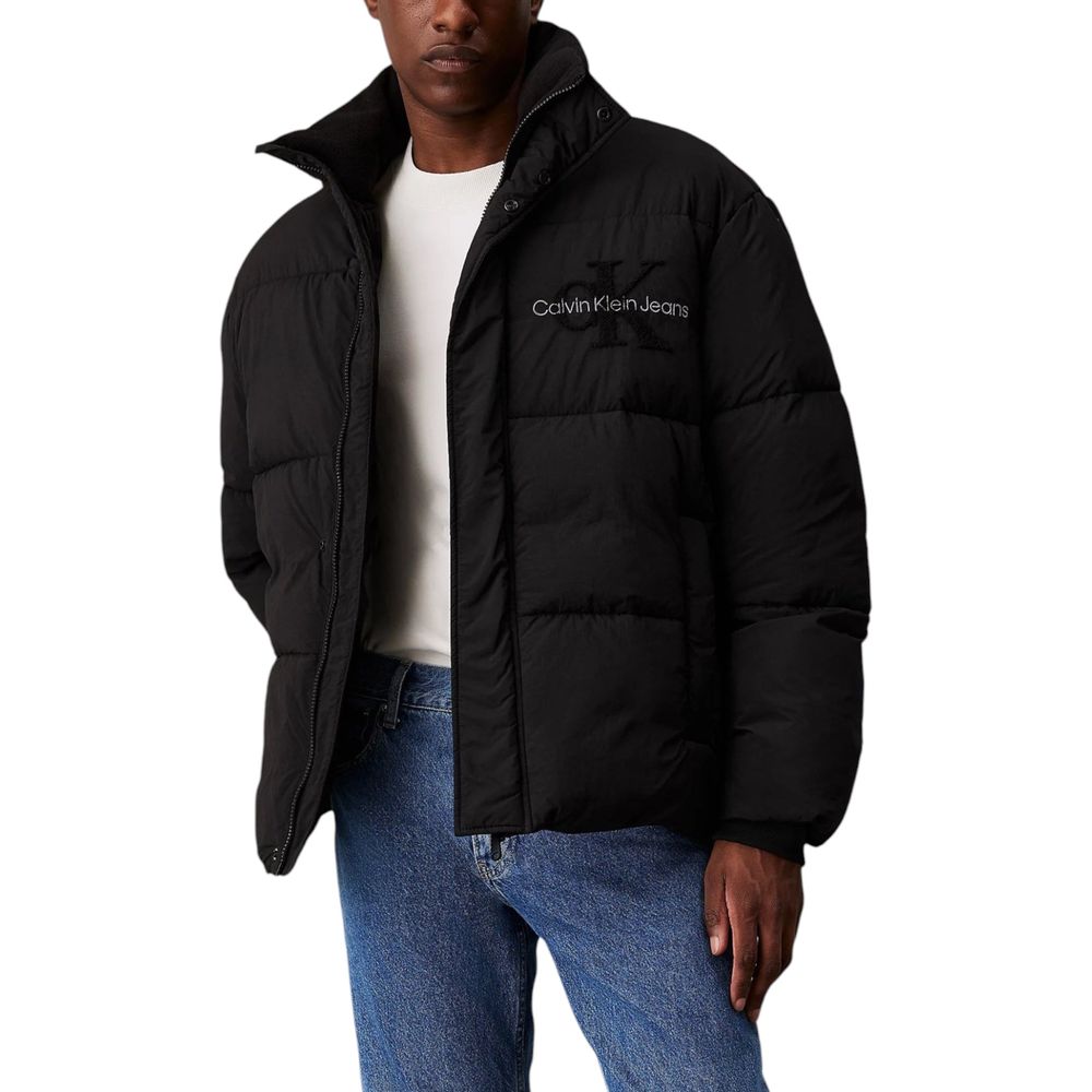 Black Recycled Polyamide Jackets & Coat
