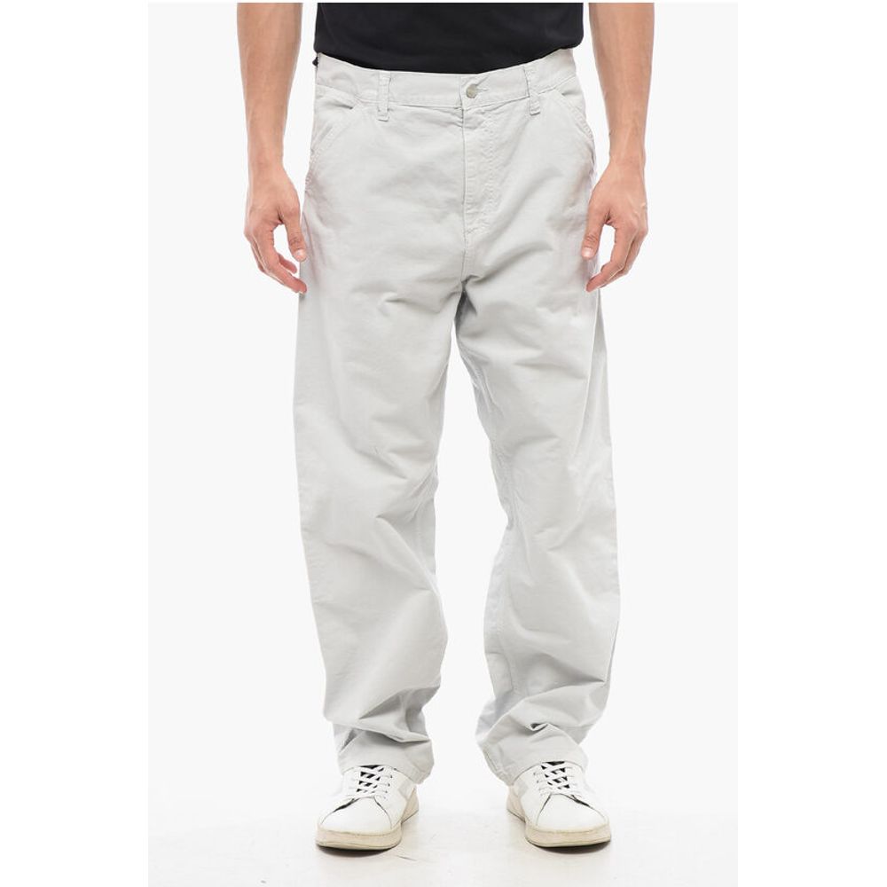 Straight Fit Cotton Twill SINGLE KNEE Pants