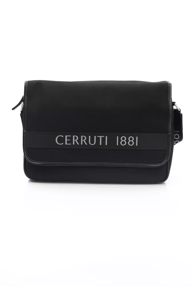 Black Nylon Women Crossbody Bag