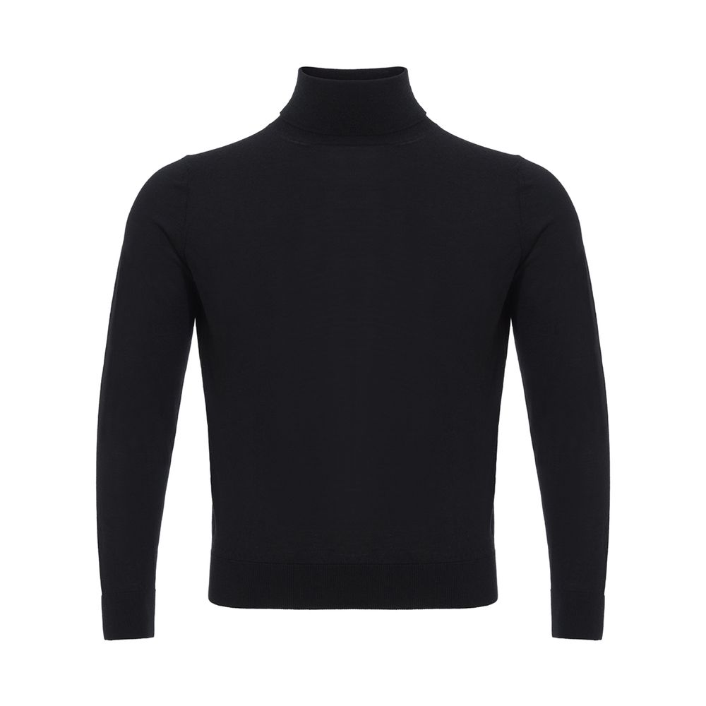 Italian Cashmere Luxury Black Sweater