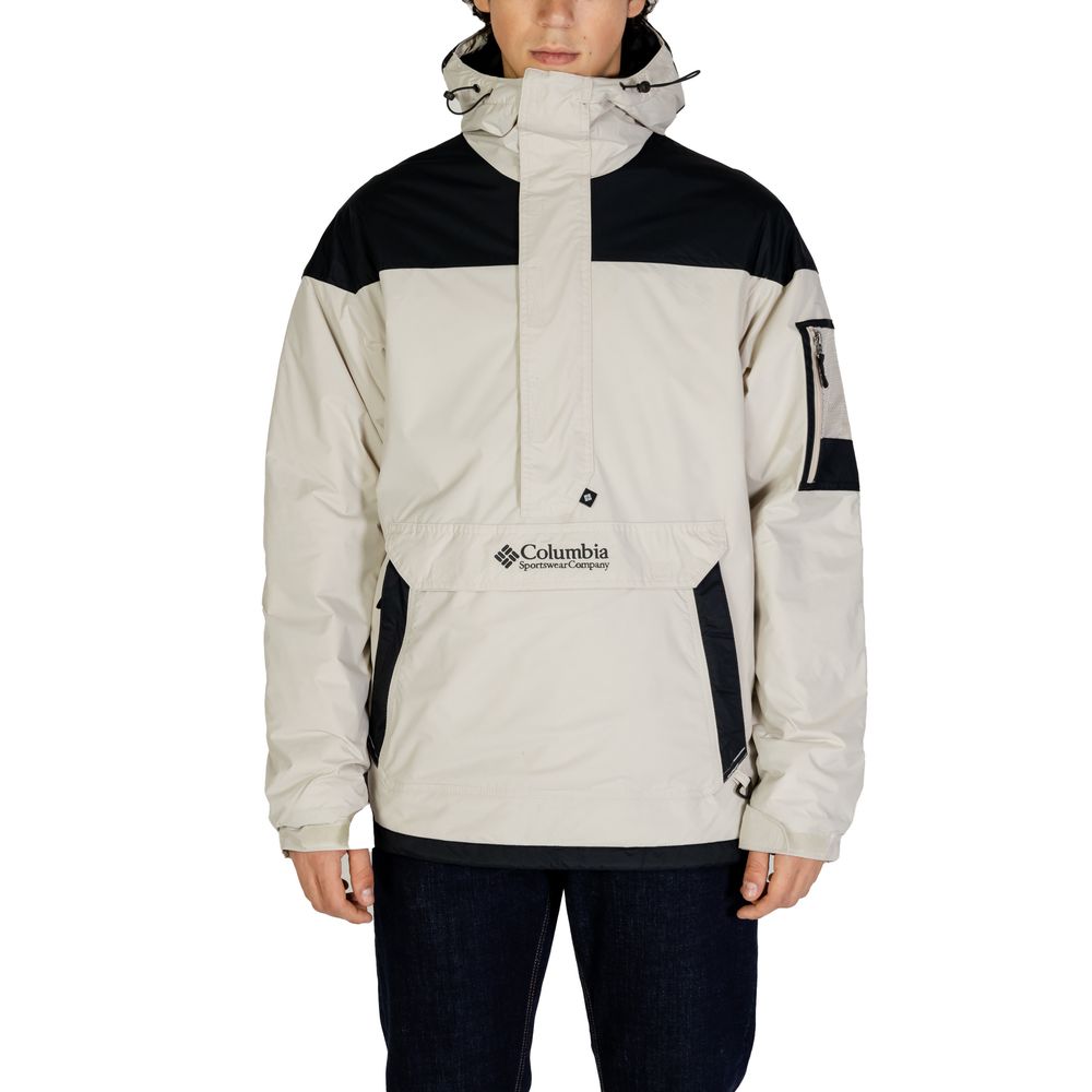 Gray Nylon Jackets & Coat