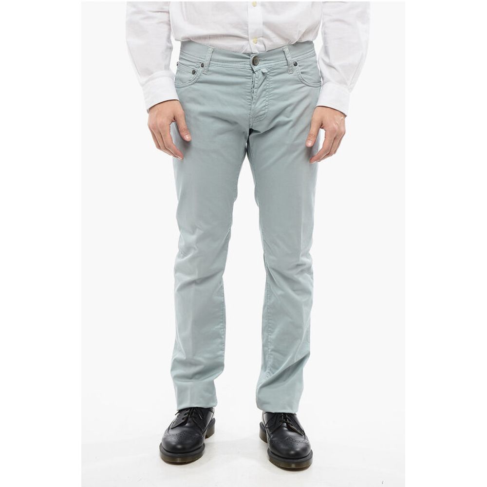 ID 5-Pocketed Stretch Cotton Pants