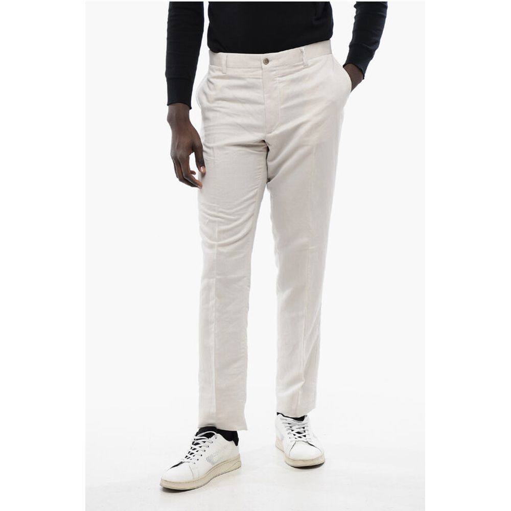 ID Linen-blended IDENTITY Chino Pants