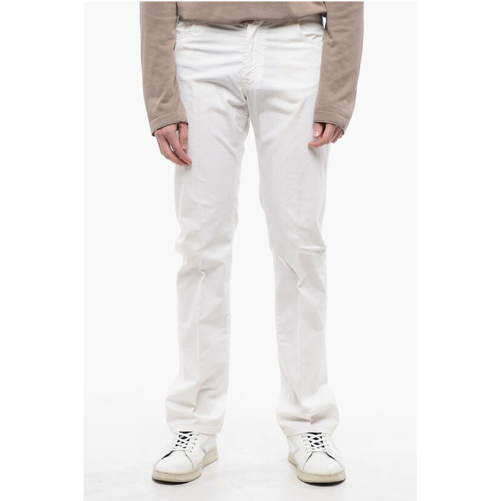 ID LUXURY DENIM Solid Color 5 Pockets Pants