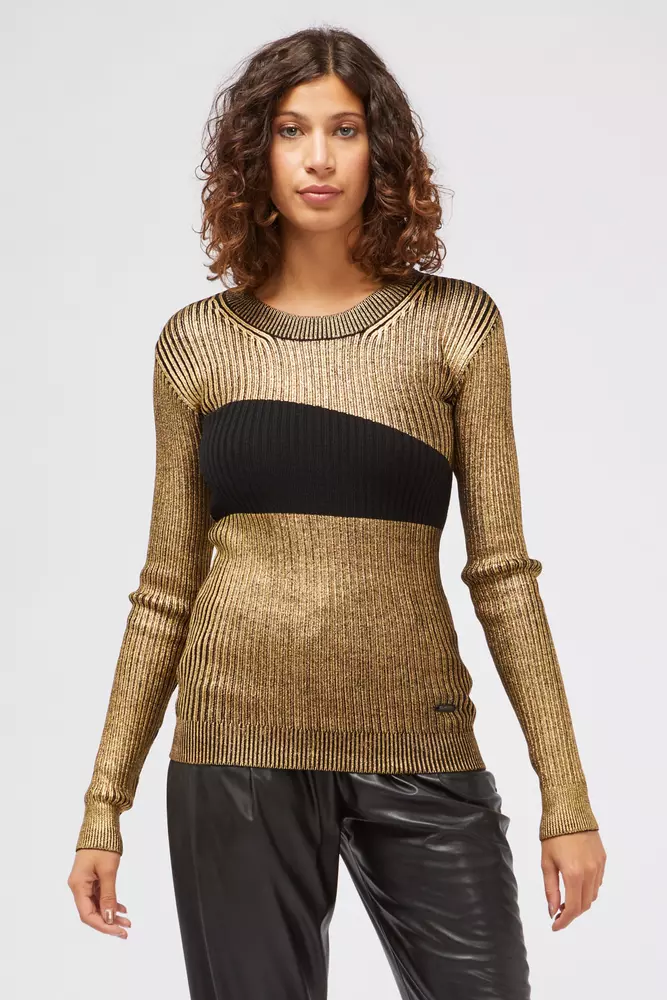 Gold Wool Unisex Sweater