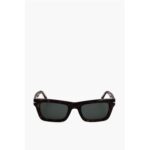 Rectangular Sunglasses with Tortoiseshell Patterned Frame