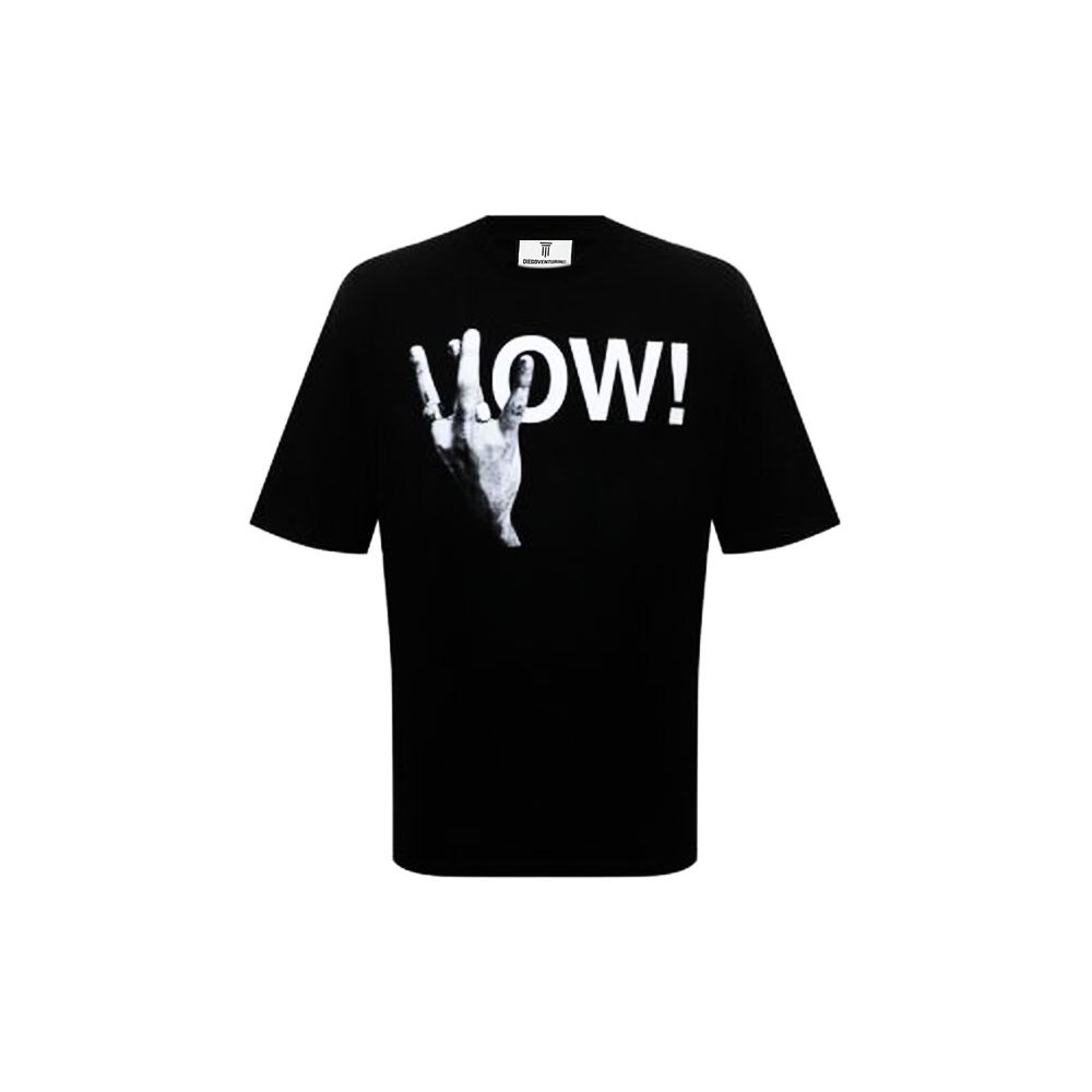 Black Cotton T-Shirt
