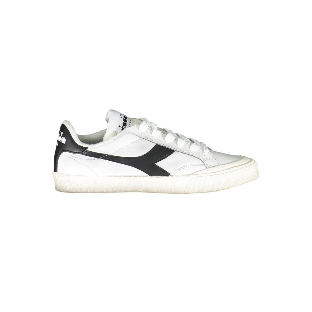 White Fabric Sneaker