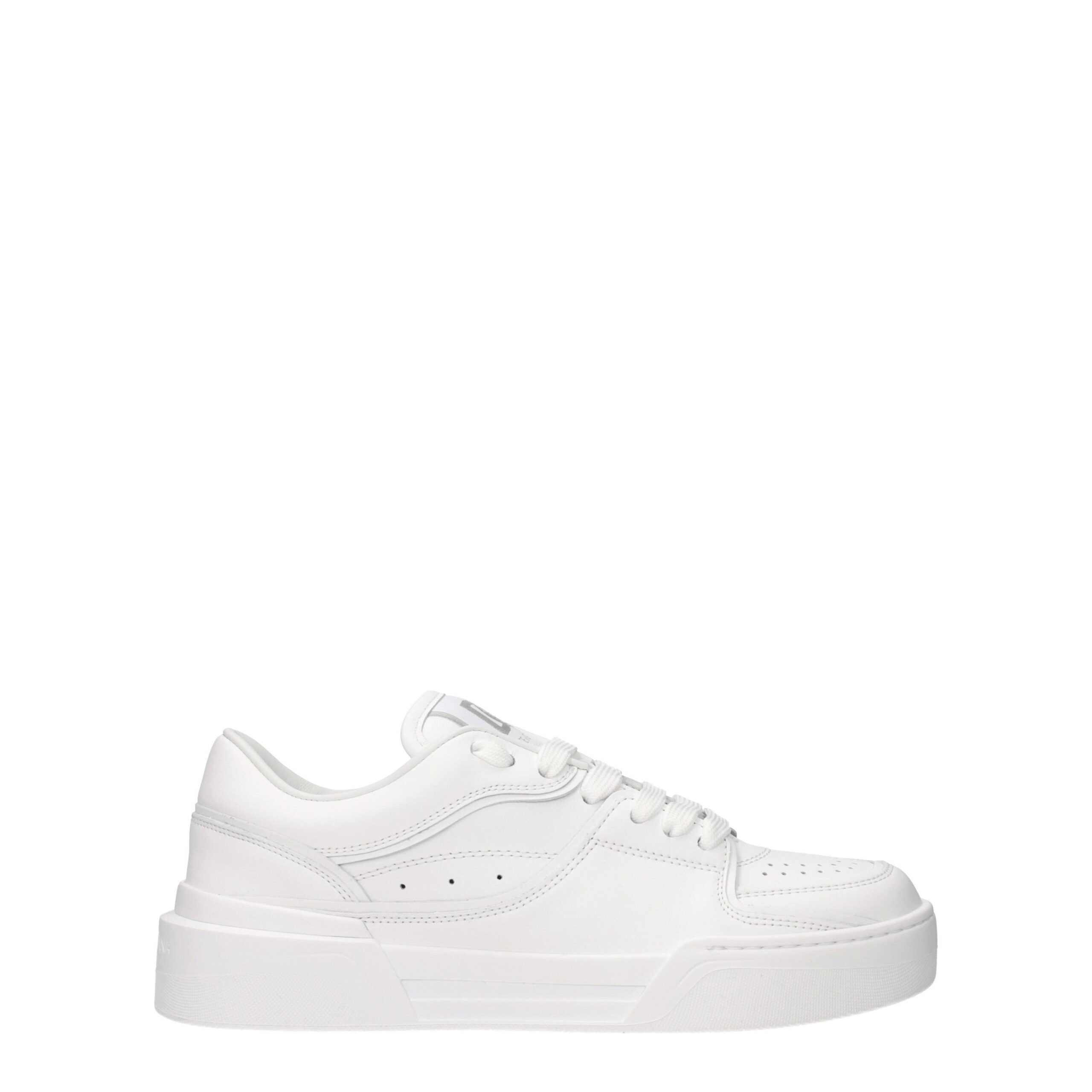 White Leather Low Tops