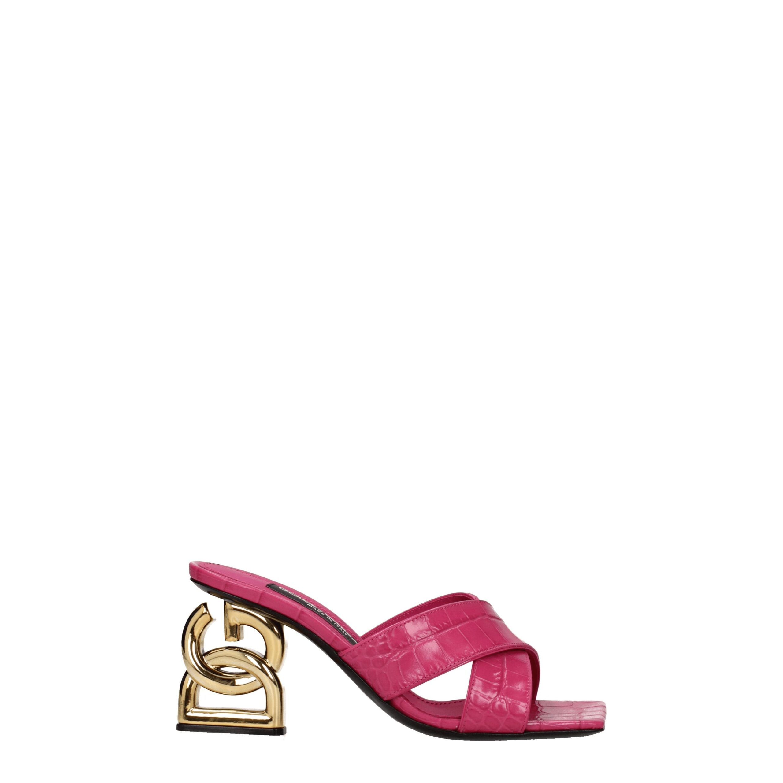 Pink Leather Sandal