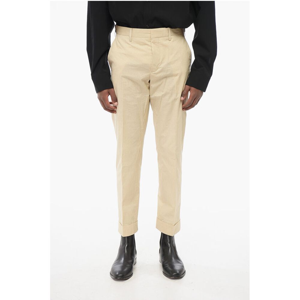 Pinstriped Cotton Blend PHILIP Chinos Pants