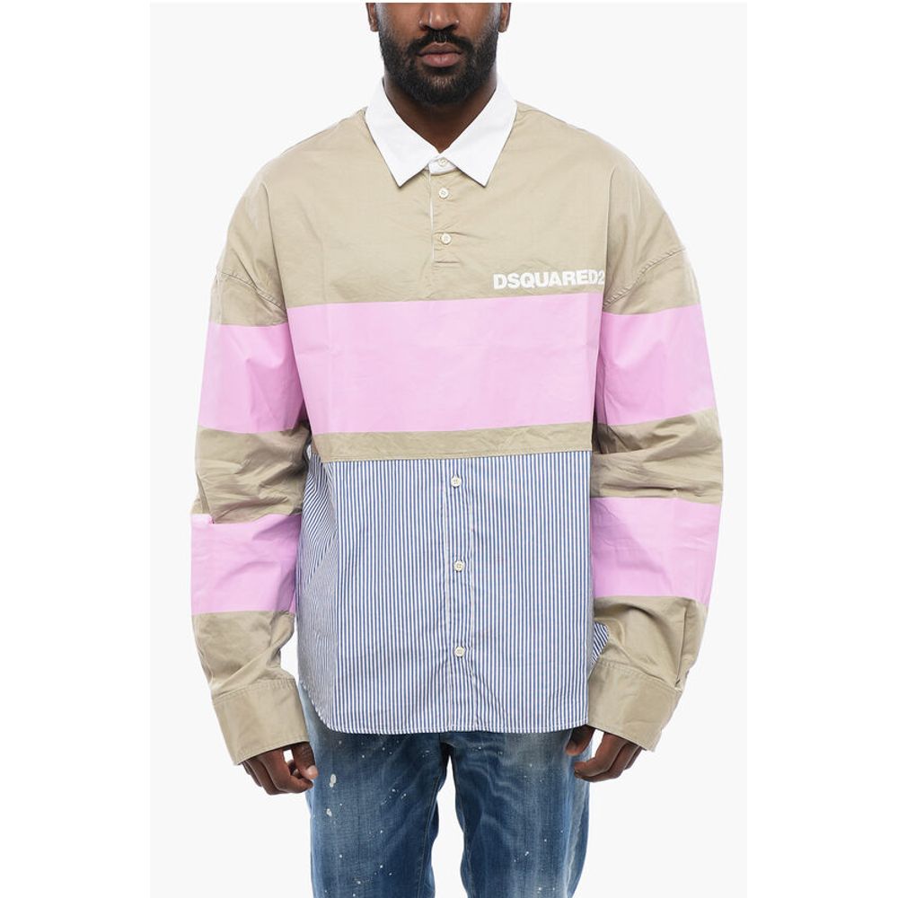 Double Fabric Oversize Fit RUGBY Shirt