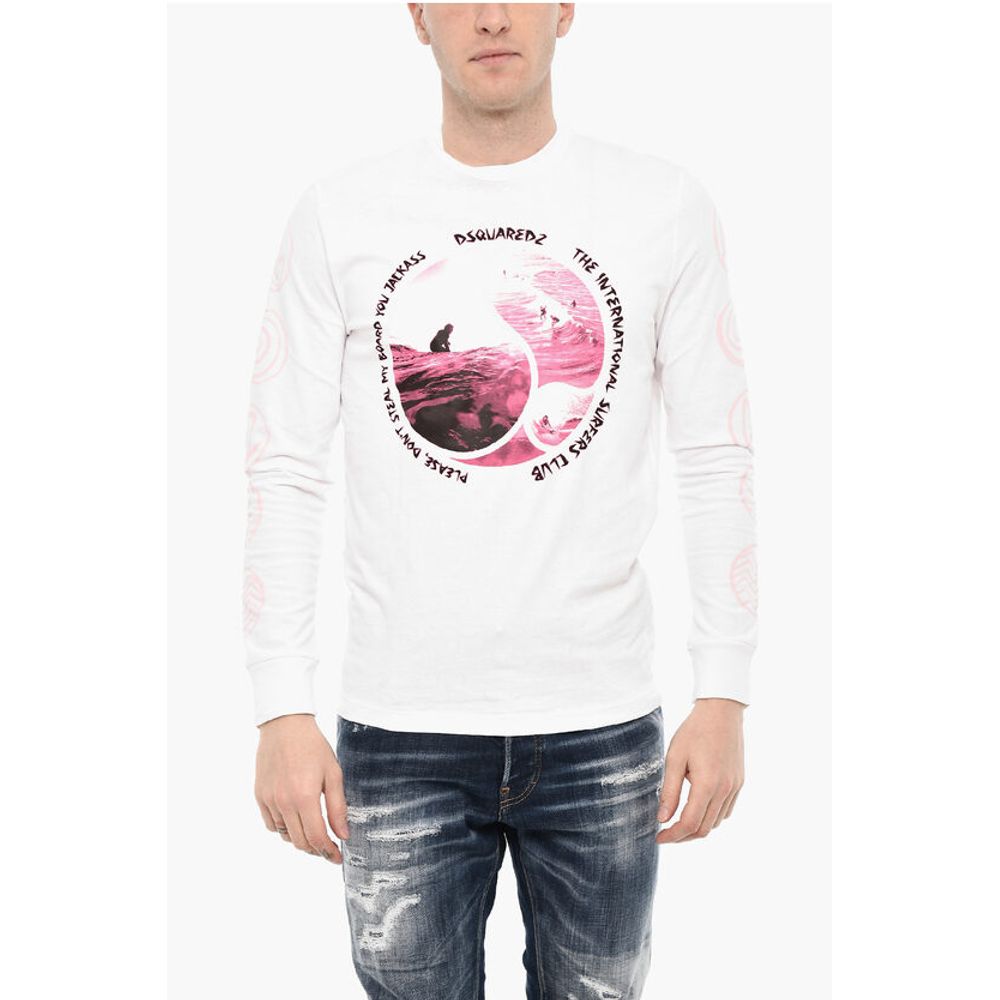 Long Sleeve Cotton Crew-neck T-shirt